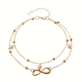 Bracelet de cheville infini